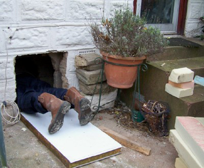 Insulating under the floor